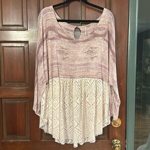 Free People knit blouse